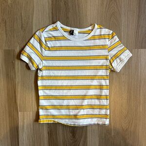 h&m striped tee